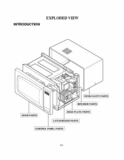 LG MS-263MCE LG MS-263MCE explode view